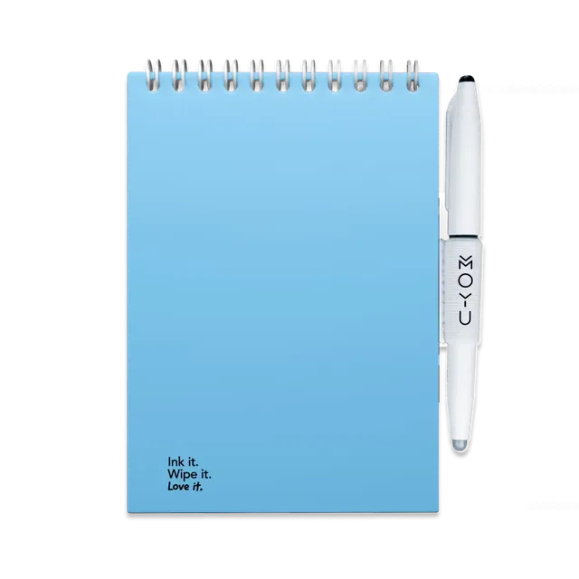 moyu-a6-sky-blue-carnet-effacable-bleu-papier-pierre image 1