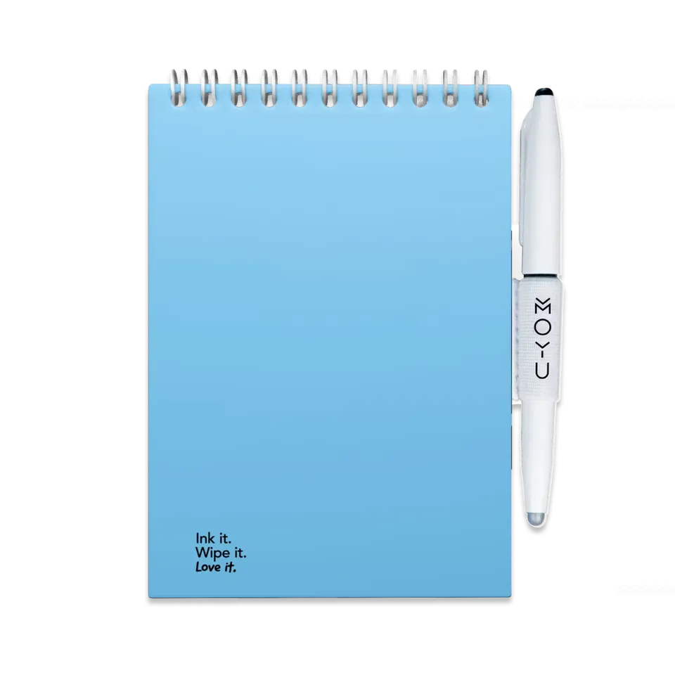 moyu-a6-sky-blue-carnet-effacable-bleu-papier-pierre image 1