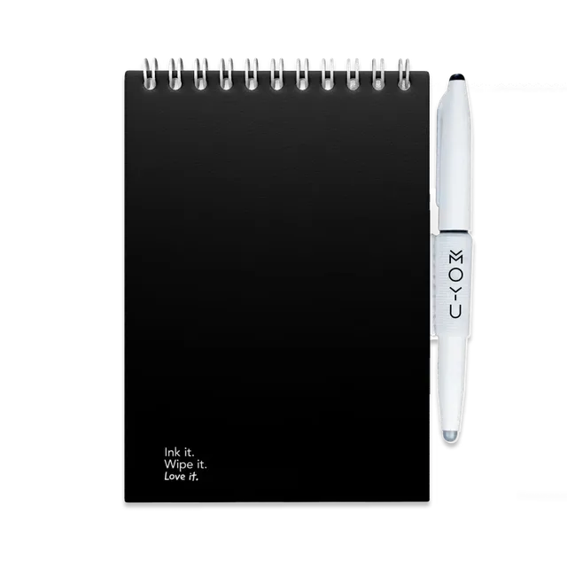 moyu-a6-pitch-black-carnet-effacable-noir-papier-pierre image 1