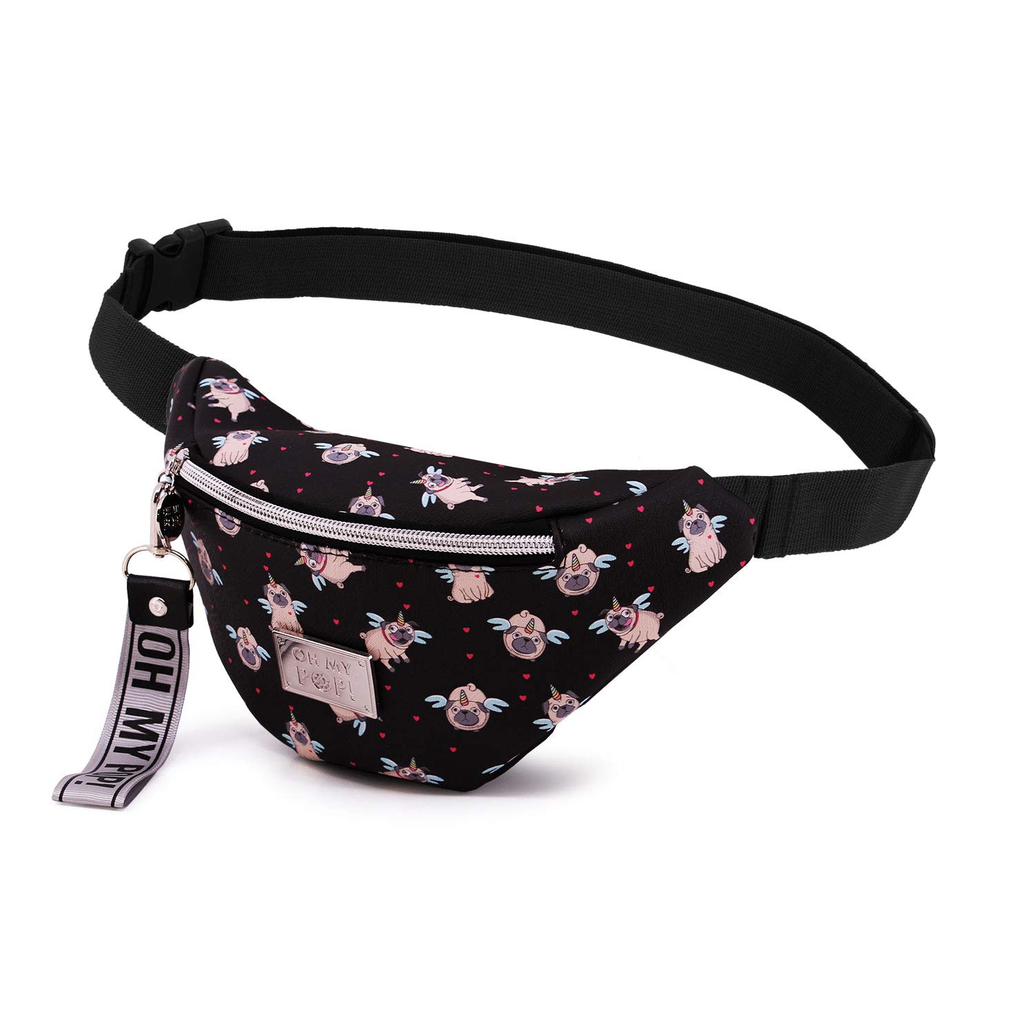 oh-my-pop-pug-sac-banane-brownie-noir-31-cm image 3