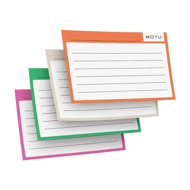 moyu-office-supplies-notecards-cartes-pierre-effa-ables-bureau image 1