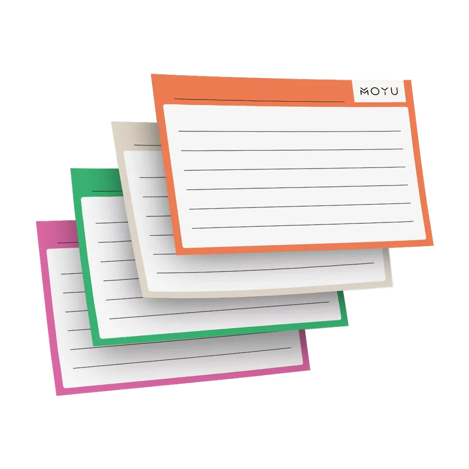 moyu-office-supplies-notecards-cartes-pierre-effa-ables-bureau image 1