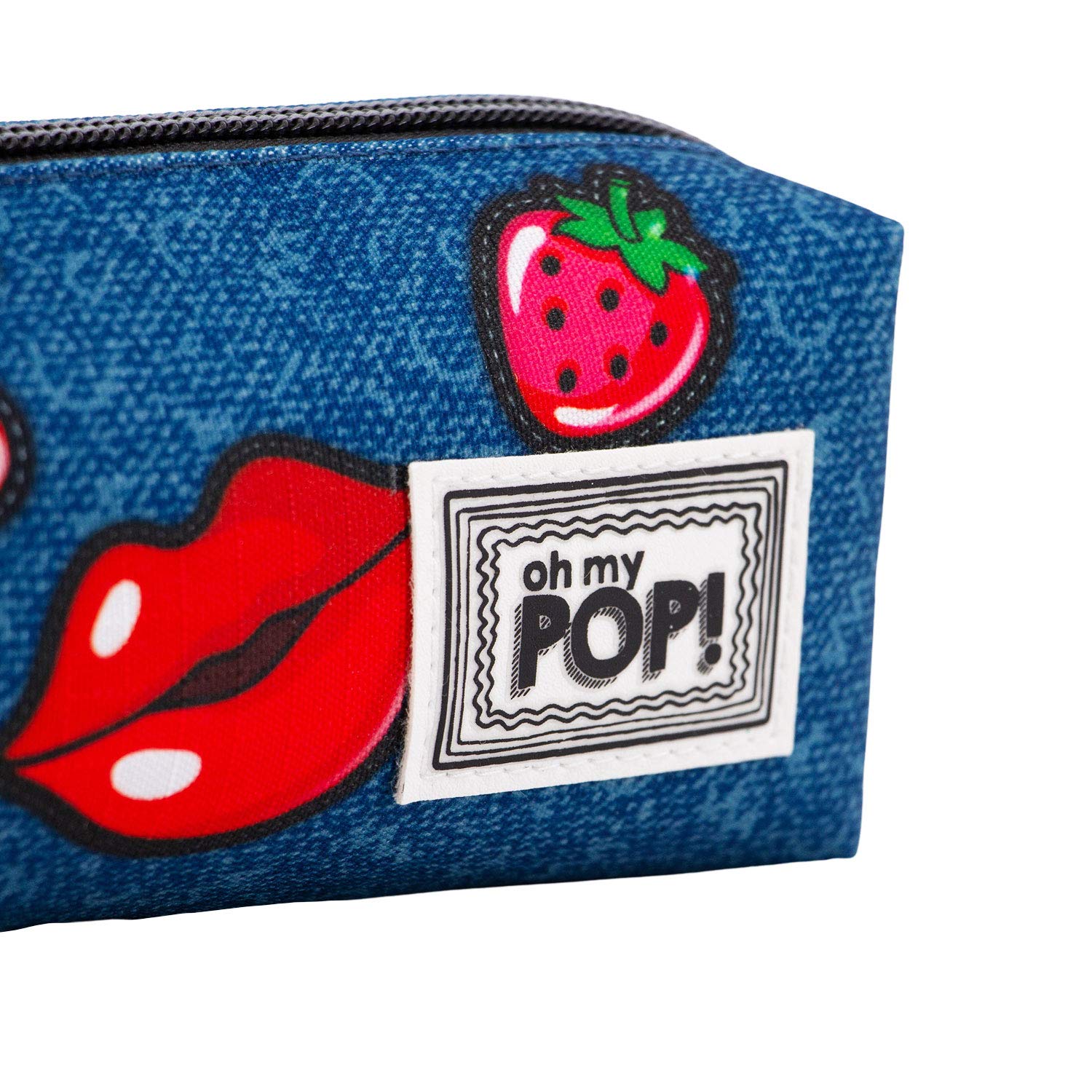 oh-my-pop-patches-hs-trousse-carr-bleu-fonc-21-cm image 3