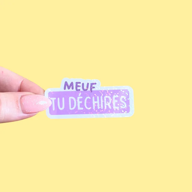 atelier-naholi-stickers-l-unit-meuf-tu-d-chires-sticker-motivant image 1