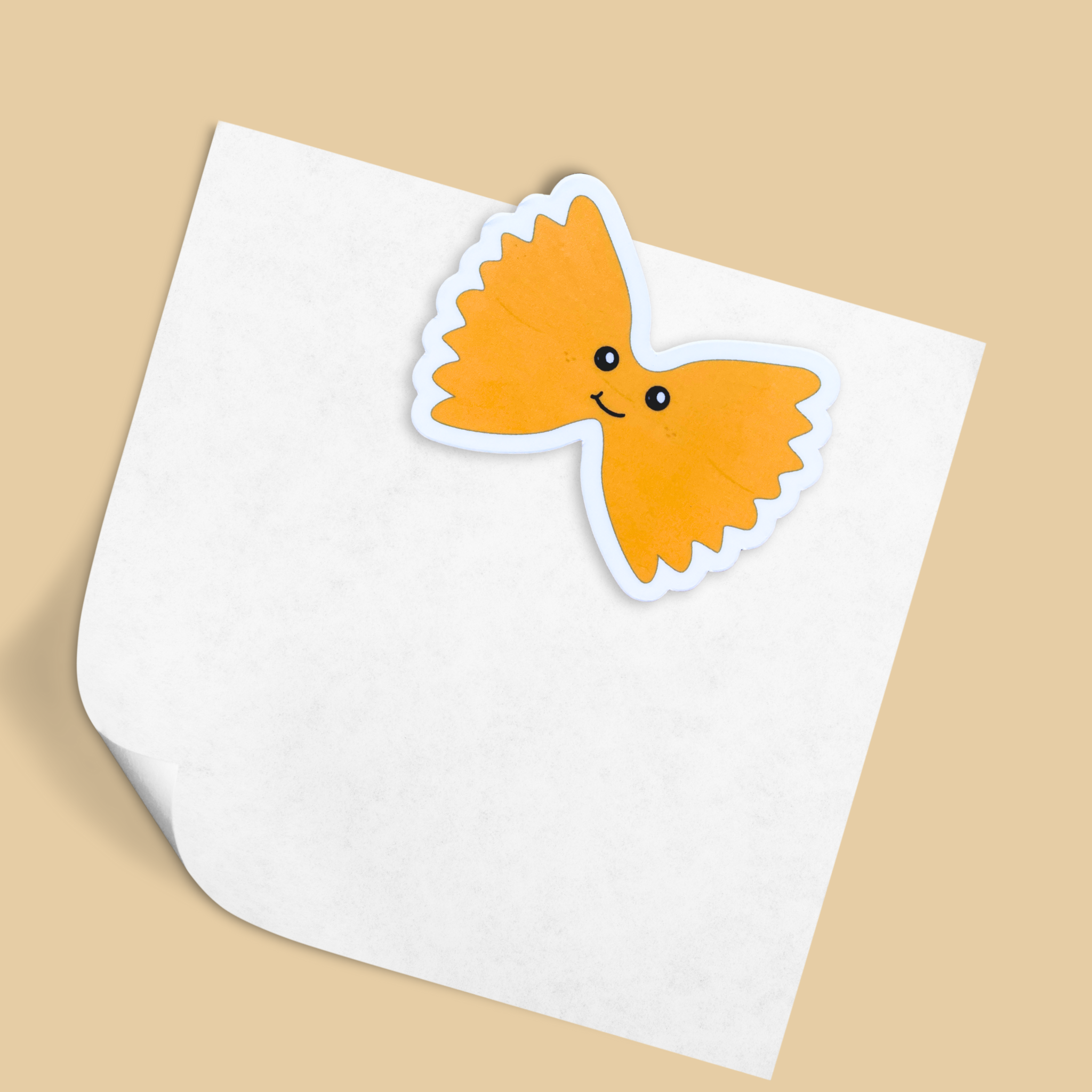 atelier-naholi-magnet-pasta-papillon-aimant-frigo-brillant image 1