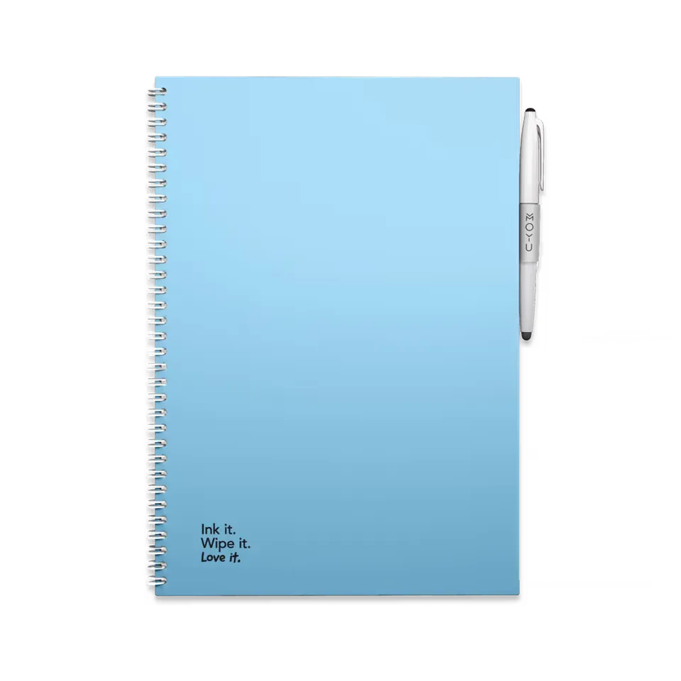 moyu-erasable-notebooks-sky-blue-carnet-effa-able-a4-bleu-ciel image 1
