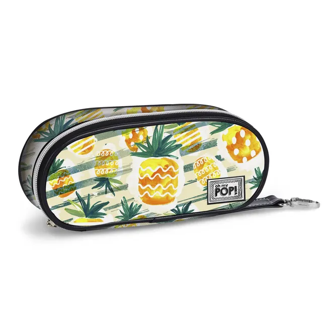 oh-my-pop-ananas-trousse-scolaire-jaune-21-cm image 1