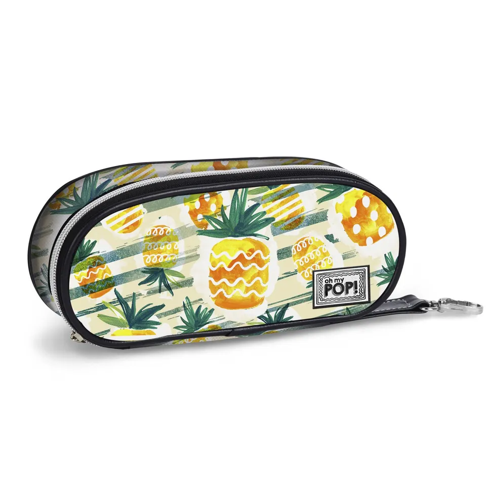 oh-my-pop-ananas-trousse-scolaire-jaune-21-cm image 1