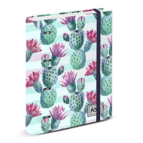 oh-my-pop-nopal-classeur-4-anneaux-a4-lastique-feuilles image 3