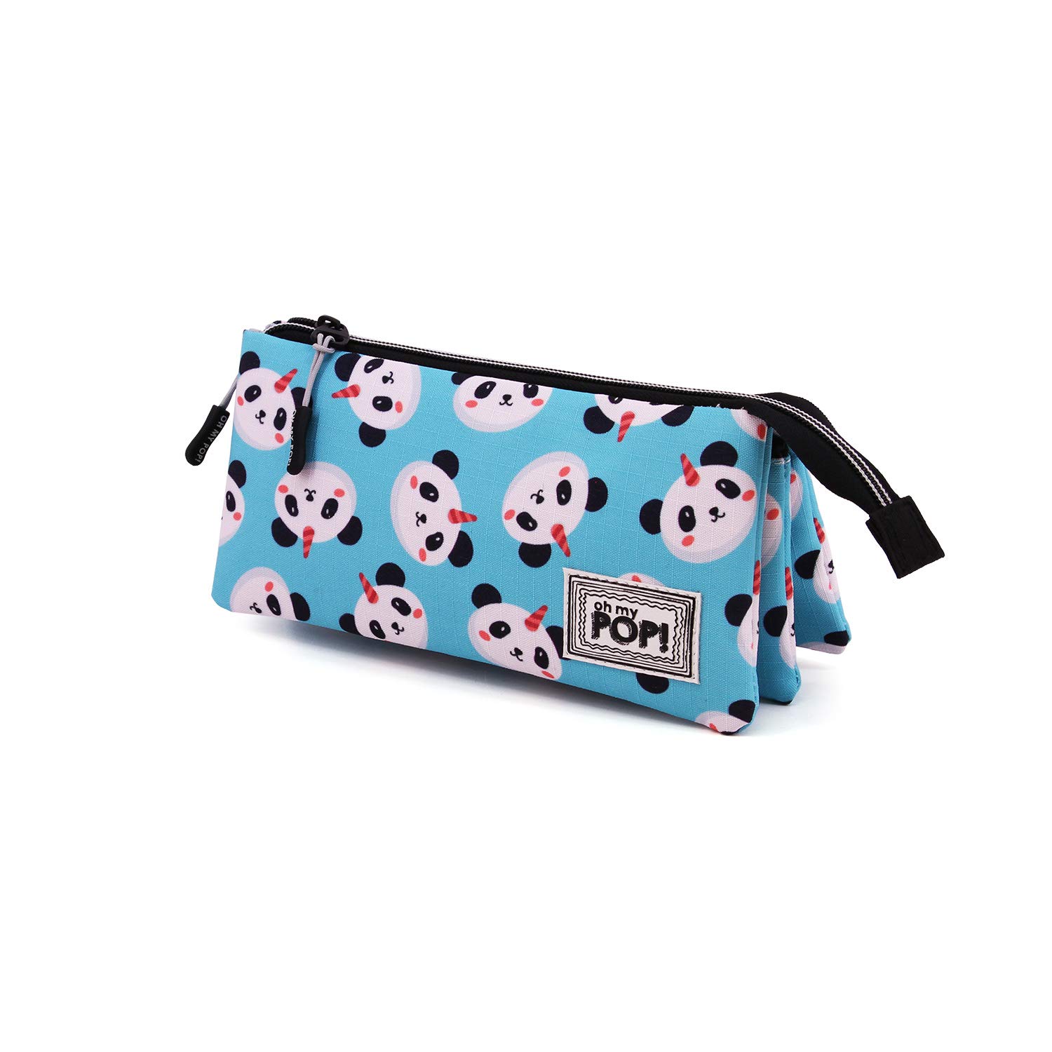 oh-my-pop-pandicorn-trousse-triple-multicolore-3-zip image 1