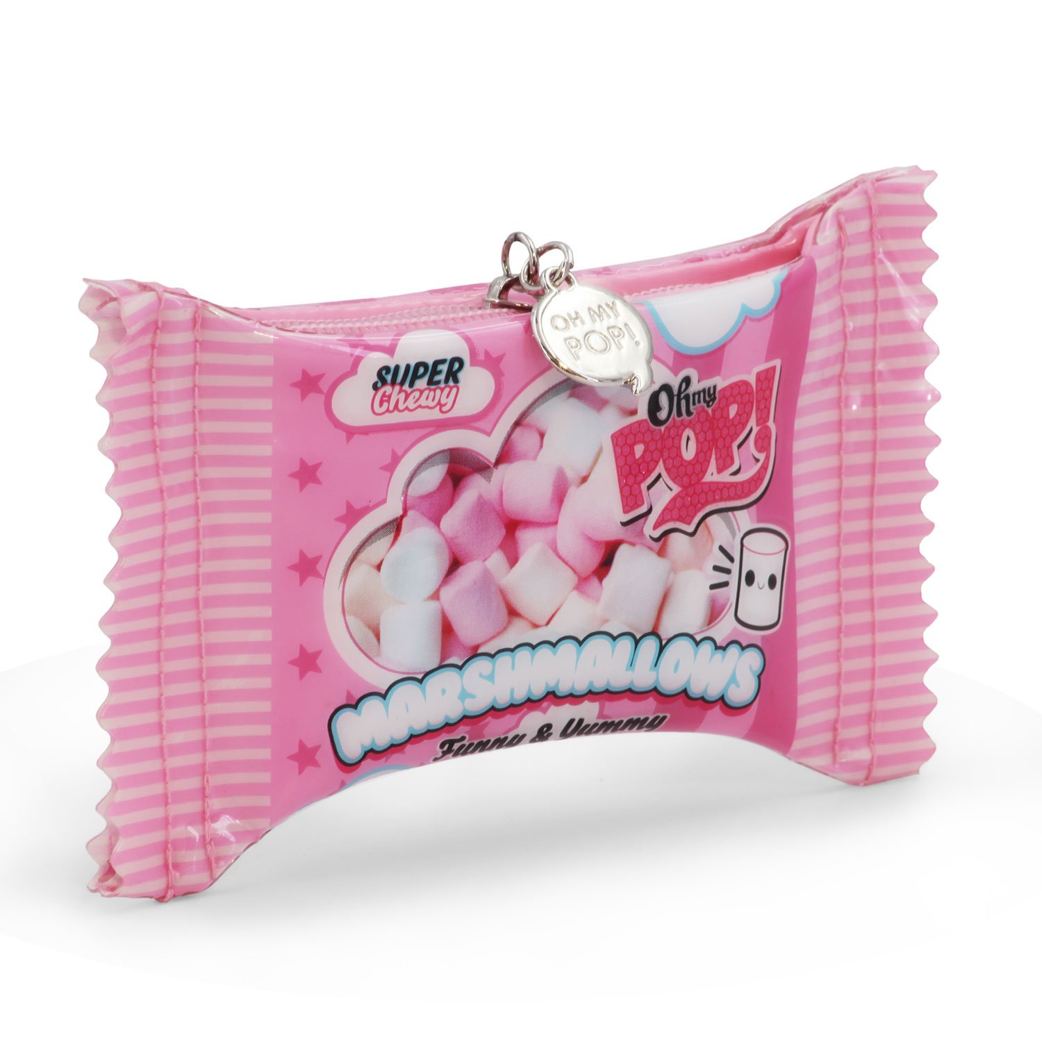oh-my-pop-marshmallow-porte-monnaie-rose-15-cm image 1