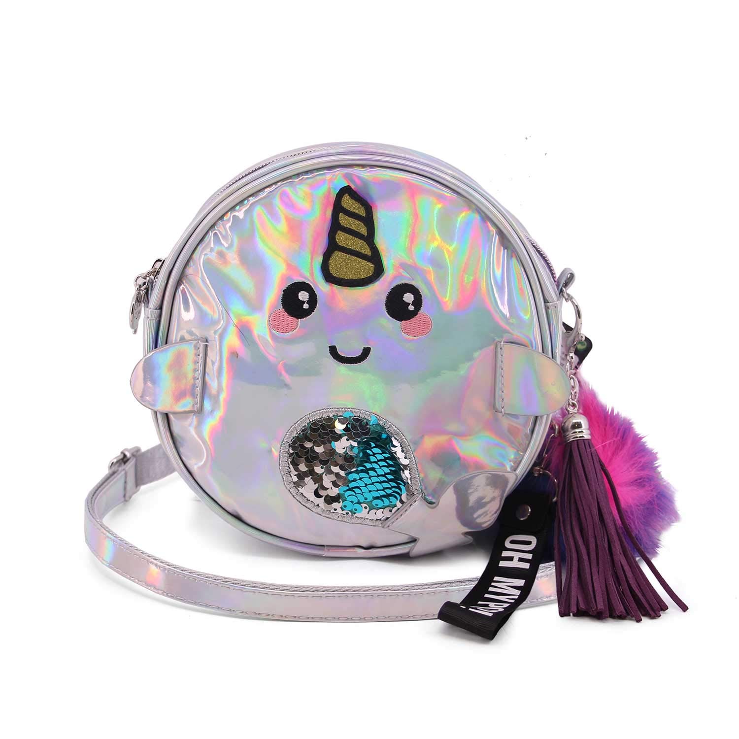 oh-my-pop-sac-bandouli-re-rond-enfant-cha-ne-110-cm-zip image 2