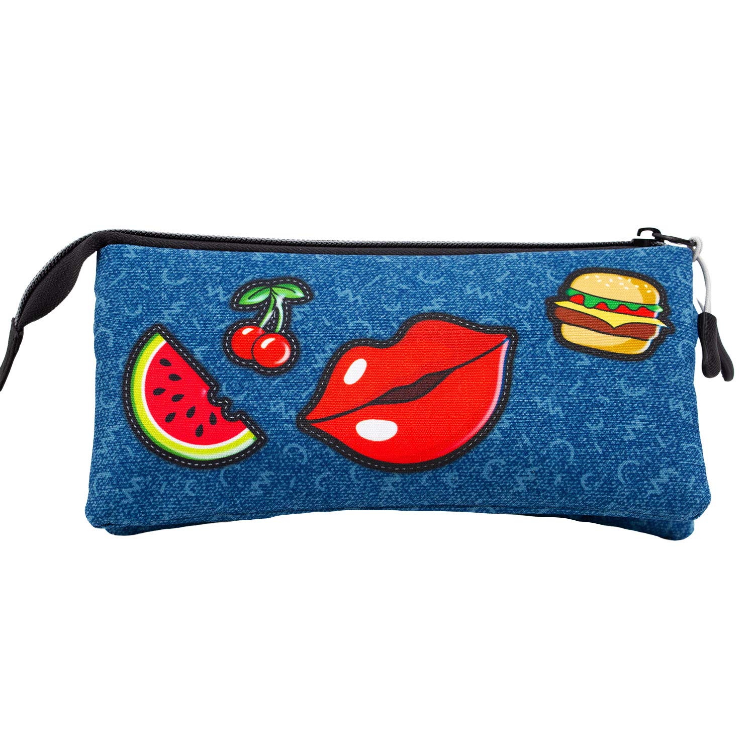 oh-my-pop-patches-hs-trousse-triple-bleu-fonc-23-cm image 2