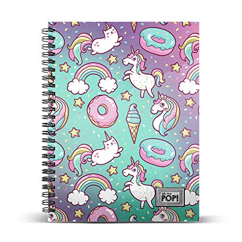 oh-my-pop-dream-cahier-spirale-a4-quadrill-120-feuilles image 2