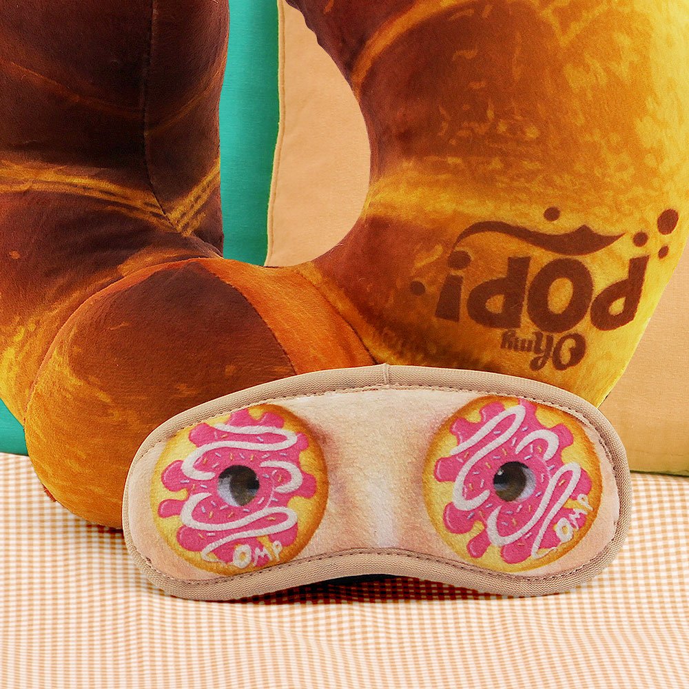 oh-my-pop-croissant-coussin-de-cou-masque-orange image 4