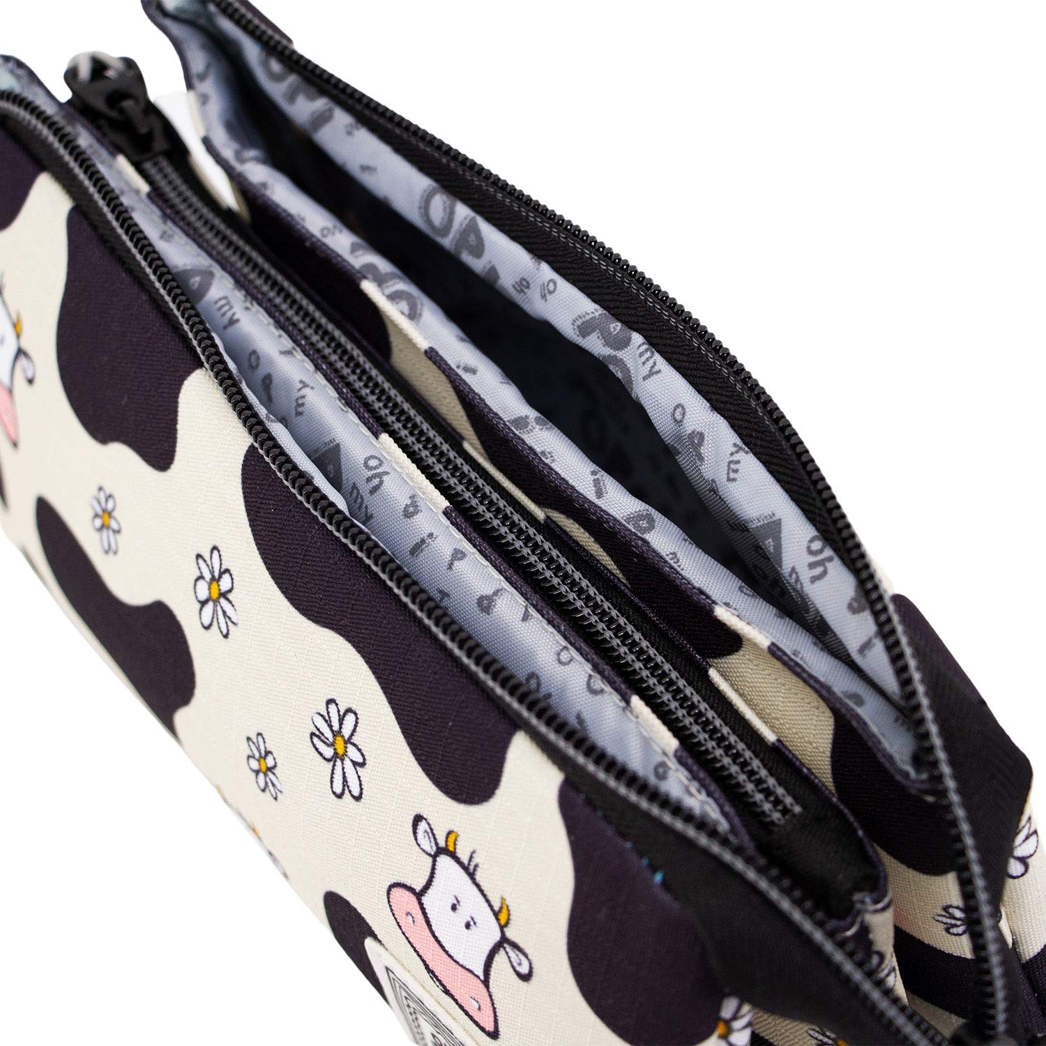 oh-my-pop-cow-trousse-triple-hs-motif-vache image 4