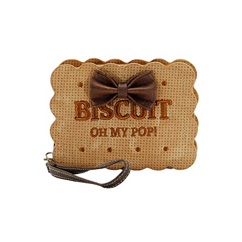 oh-my-pop-biscuit-petit-portefeuille-beige-8-cartes image 5