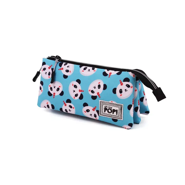 oh-my-pop-pandicorn-trousse-triple-multicolore-3-zip image 1