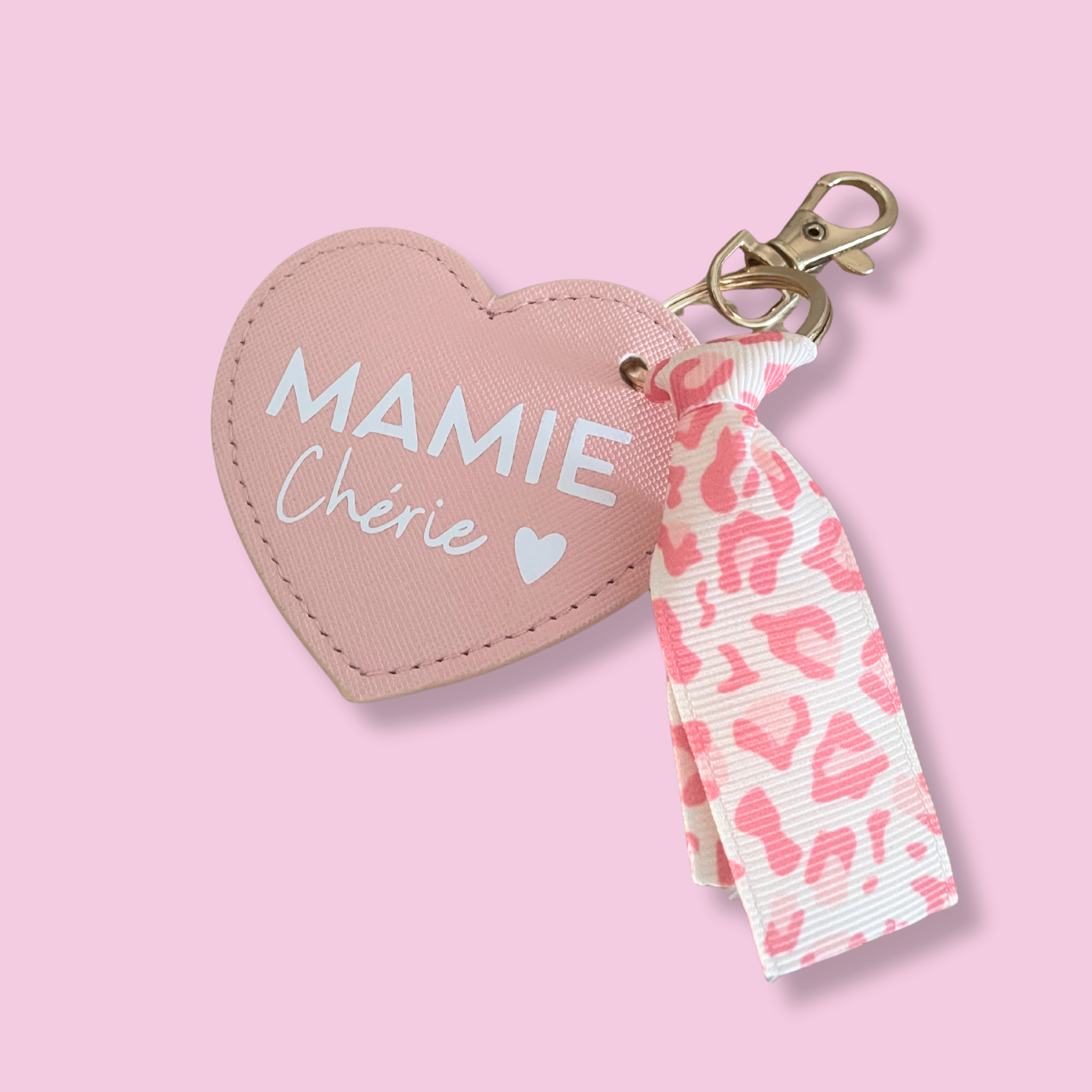 atelier-naholi-porte-cl-message-coeur-rose-l-opard-simili-cuir image 1