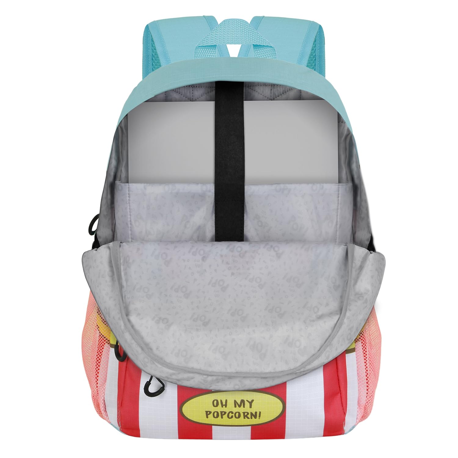 oh-my-pop-popcorn-fight-fan-2-2-sac-dos-bleu-24-l-ordinateur image 4