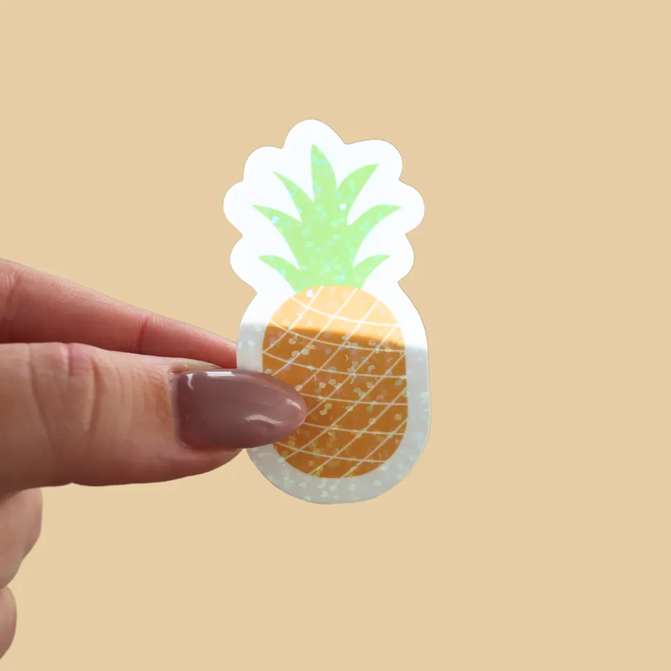 atelier-naholi-sticker-ananas-holo-brillant-5-30-cm image 1