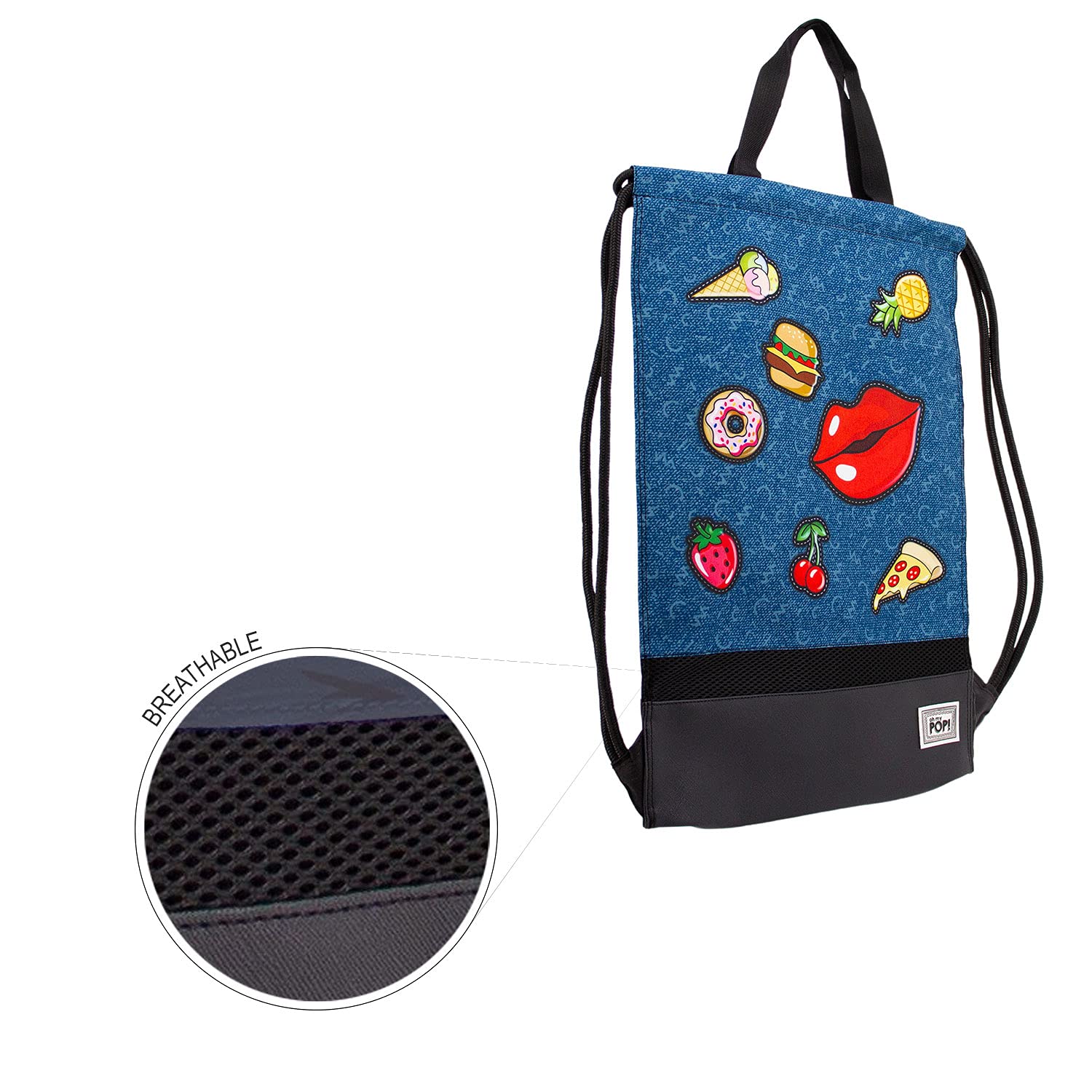 oh-my-pop-patches-sac-cordon-storm-bleu-fonc image 4