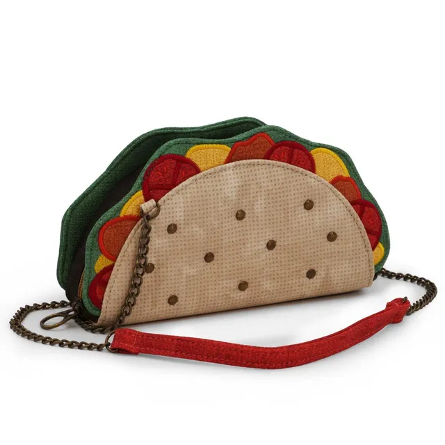 oh-my-pop-tacos-sac-bandouli-re-beige-22-cm-cha-ne image 1