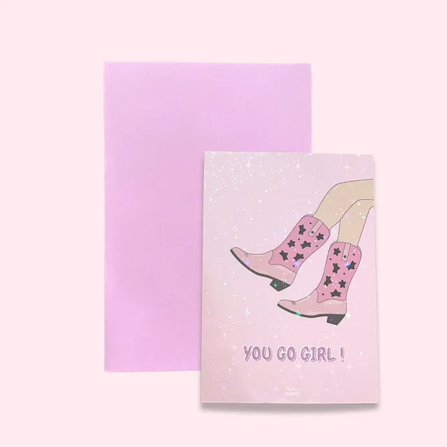 atelier-naholi-you-go-girl-carte-santiags-paillette-a6 image 1