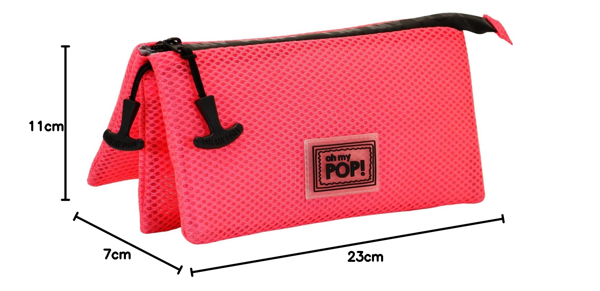 oh-my-pop-mesh-trousse-rose-filet-scolaire image 4