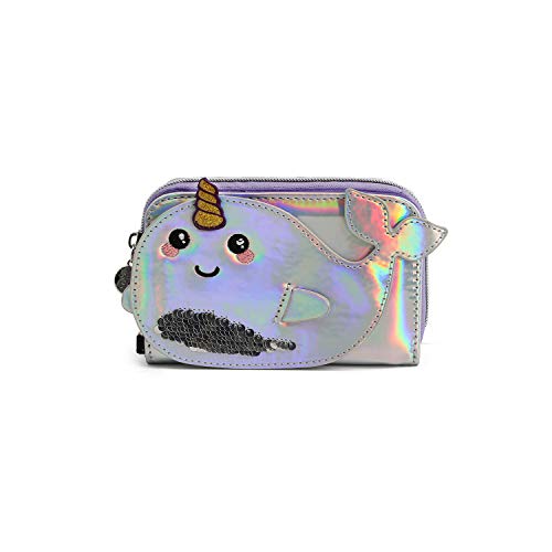 oh-my-pop-narval-portefeuille-argent-cartes-zip image 6