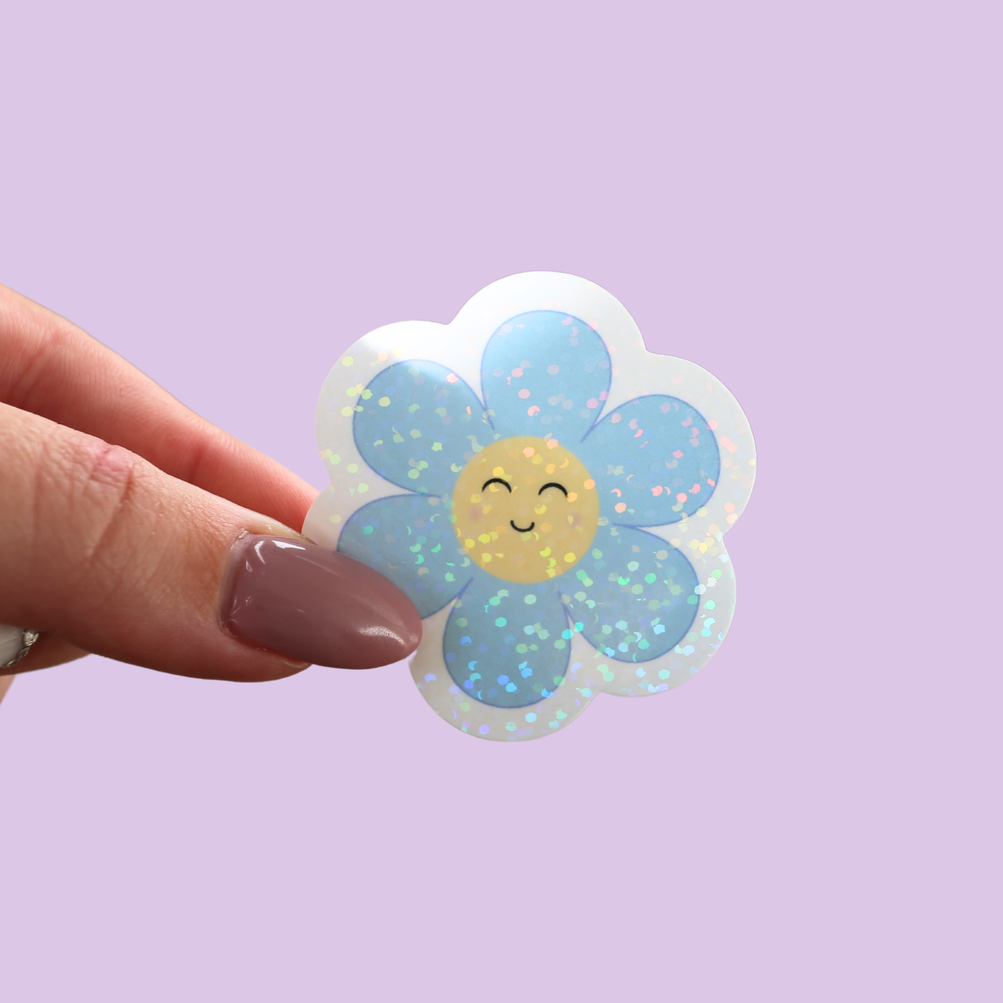 atelier-naholi-stickers-l-unit-sticker-marguerite-daisy-holo-5-cm image 2