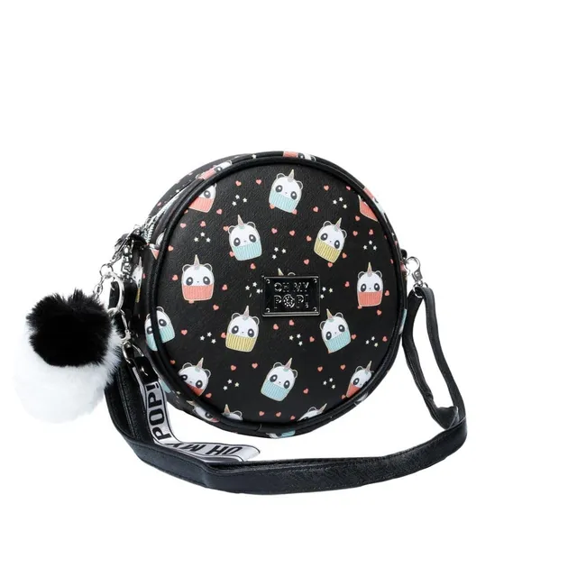 oh-my-pop-pandicorn-mini-sac-bandouli-re-rond-noir image 1