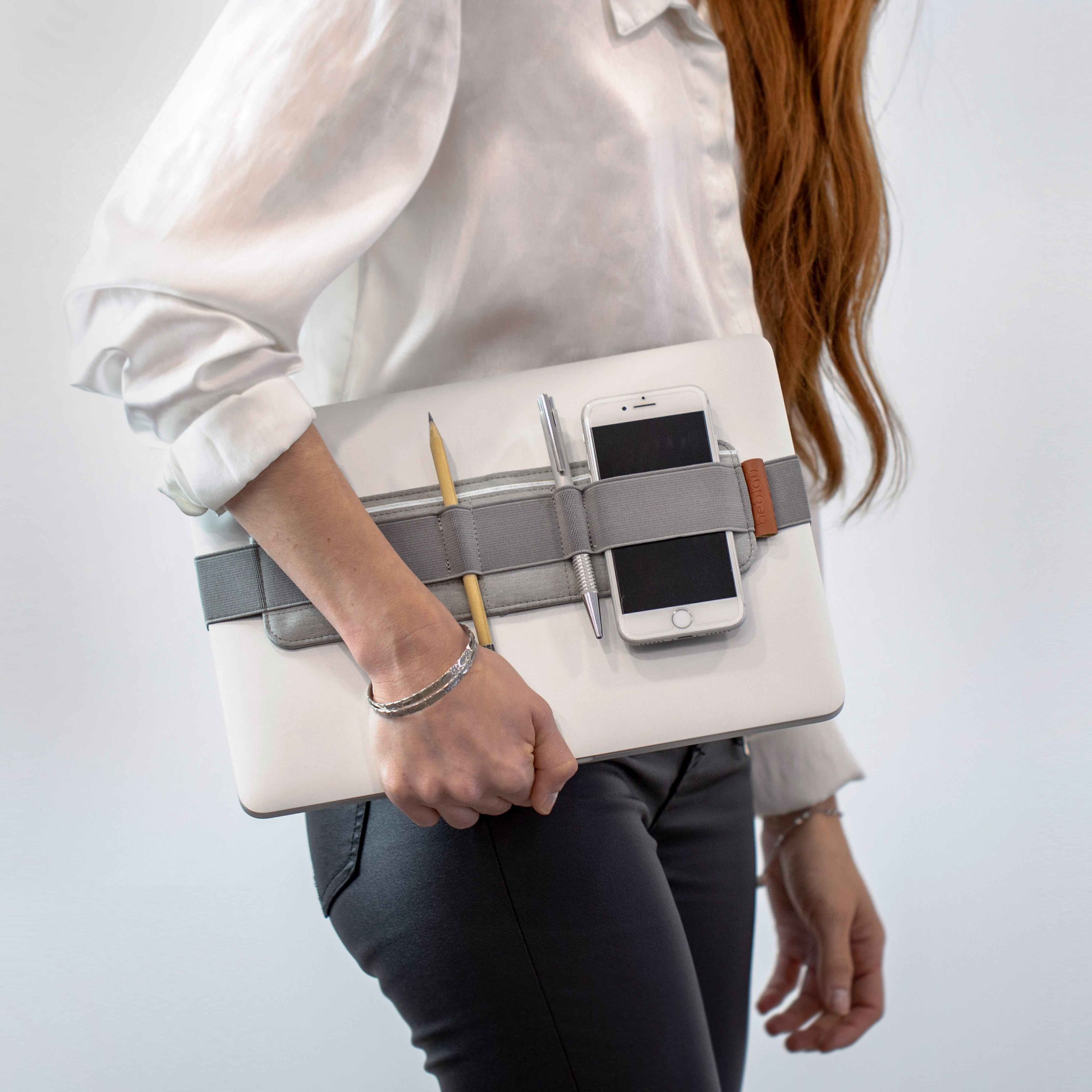 beblau-design-slim-organiseur-laptop-steel-gray-fin image 4