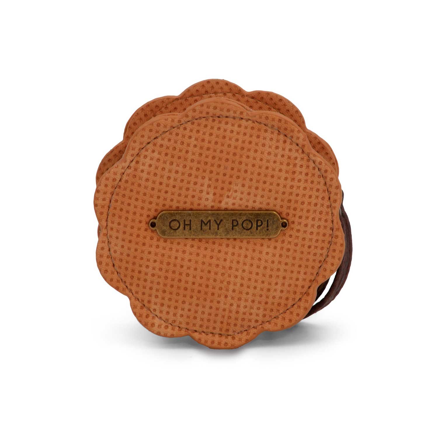 oh-my-pop-biscuit-porte-monnaie-rond-beige image 3