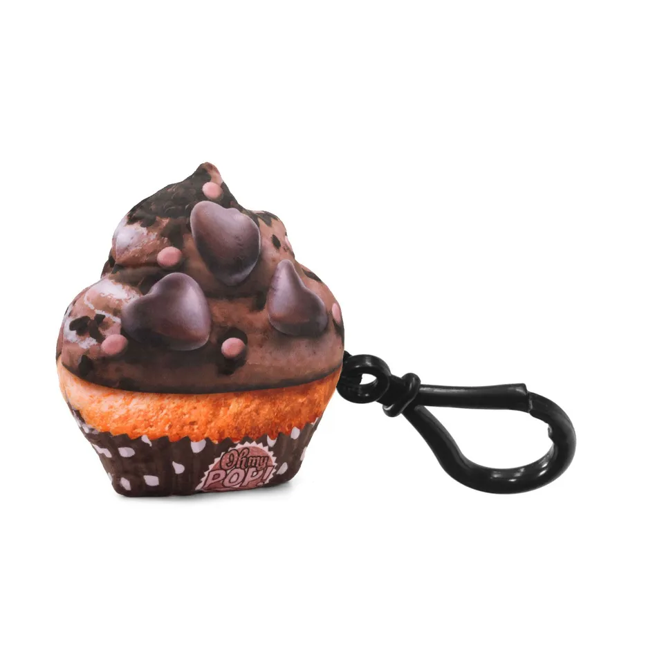 oh-my-pop-cupcake-porte-cl-s-coussin-brun-8-5-cm image 1