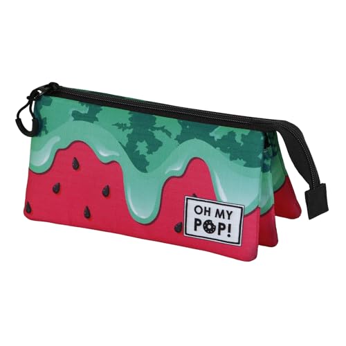 oh-my-pop-melty-melon-trousse-triple-verte-23-cm image 4