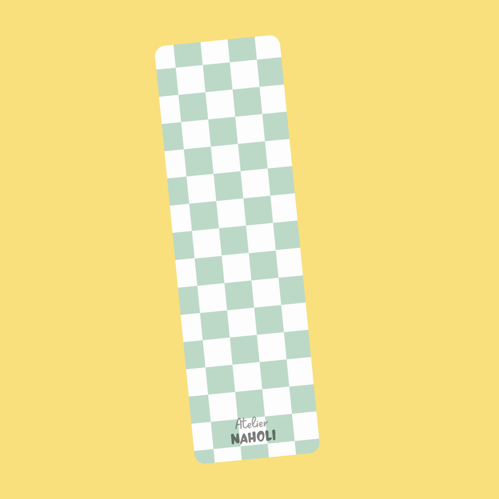 atelier-naholi-marque-page-bichette-vichy-papier-plastifi-18-cm image 3