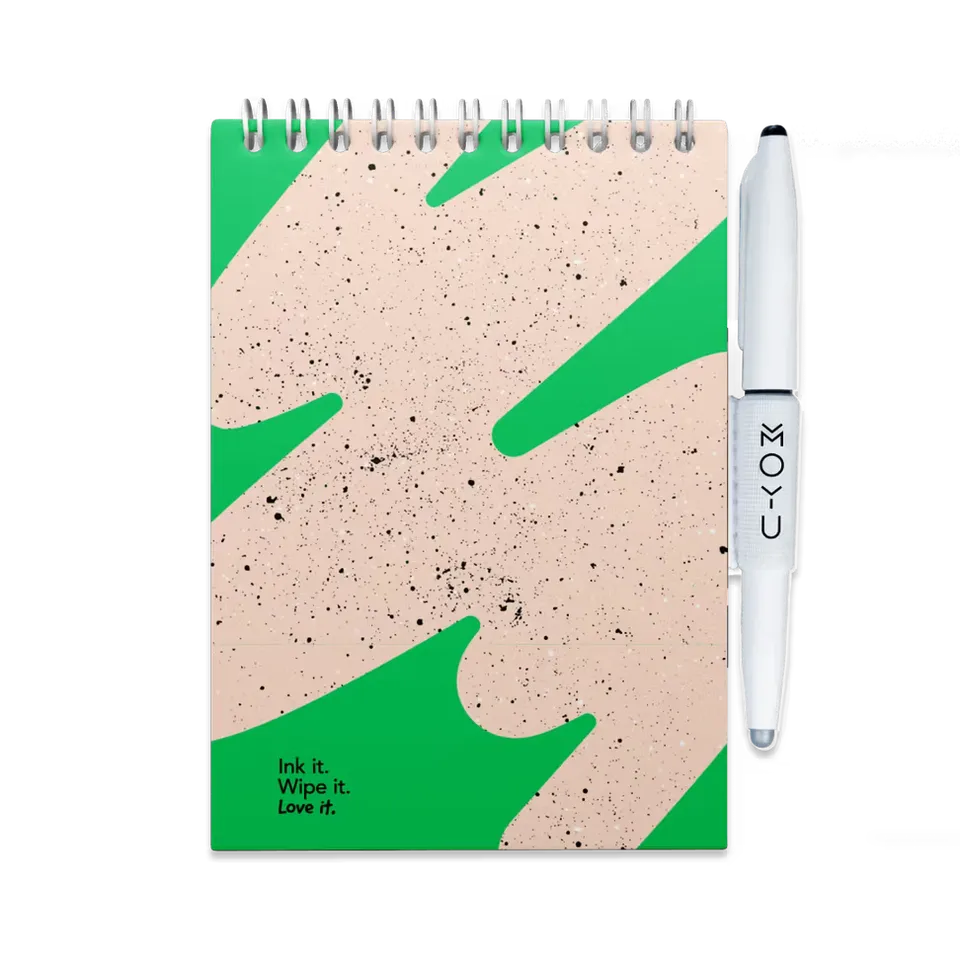 moyu-erasable-notepad-a6-flashy-moss-bloc-effa-able image 1