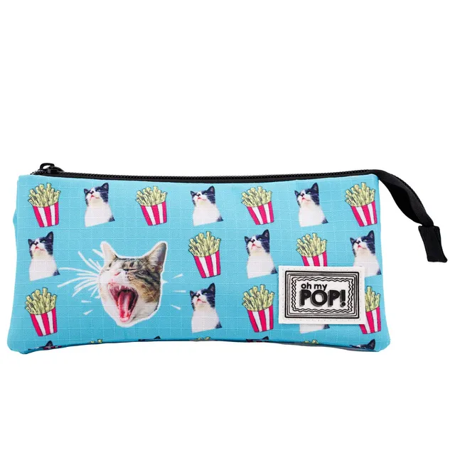 oh-my-pop-pets-angry-cat-trousse-triple-scolaire image 1
