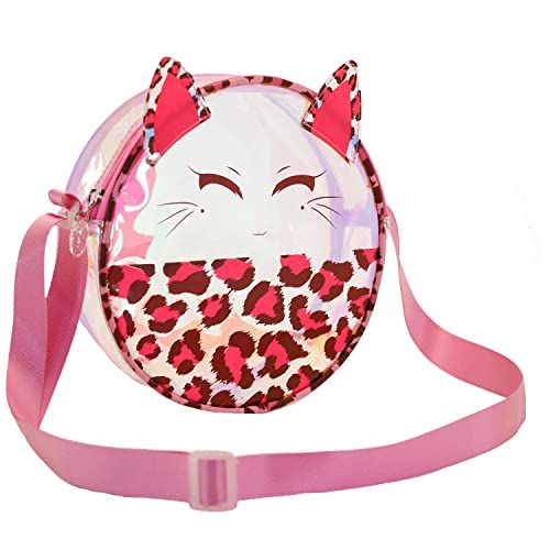 oh-my-pop-feline-sac-bandouli-re-rond-rose-laser image 4