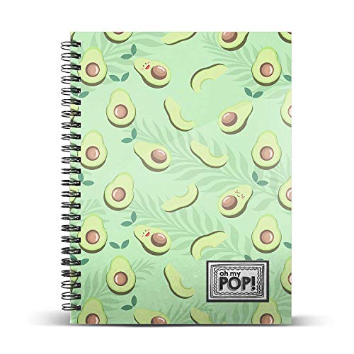 oh-my-pop-awacate-cahier-spirale-a5-quadrill-120-feuilles image 2