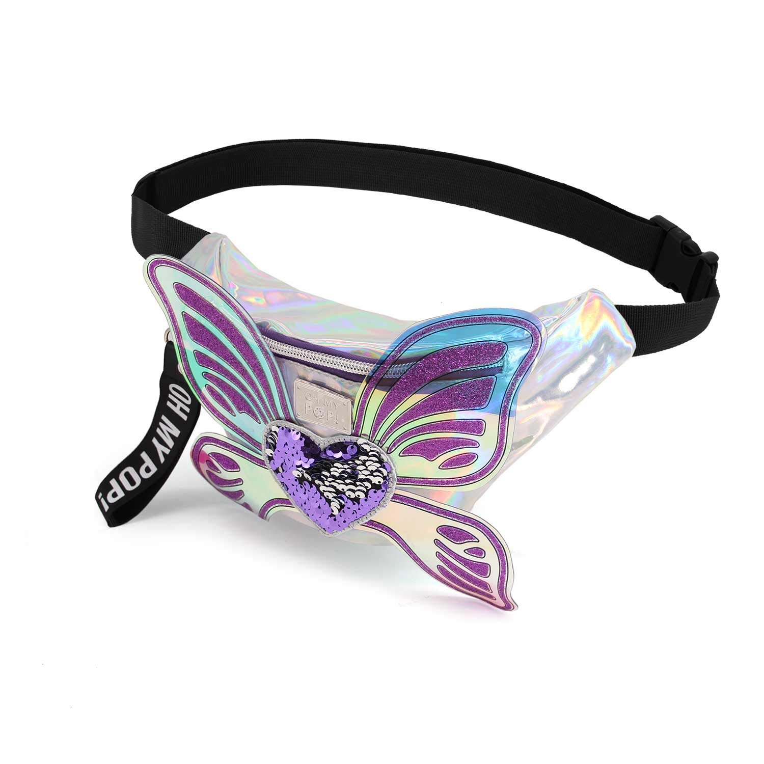 oh-my-pop-ailes-sac-banane-argent-16-5-x-23-cm-105-cm image 3