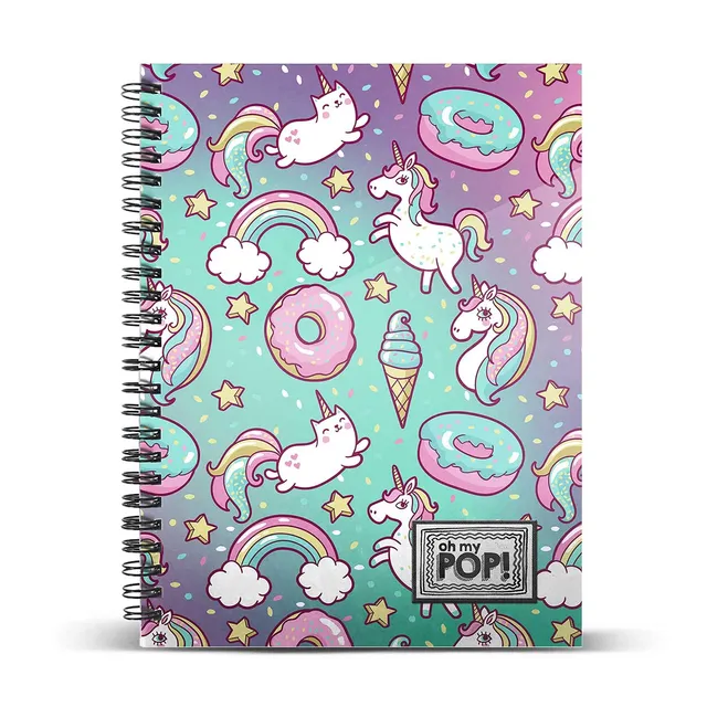 oh-my-pop-dream-cahier-quadrill-a5-spirale image 1