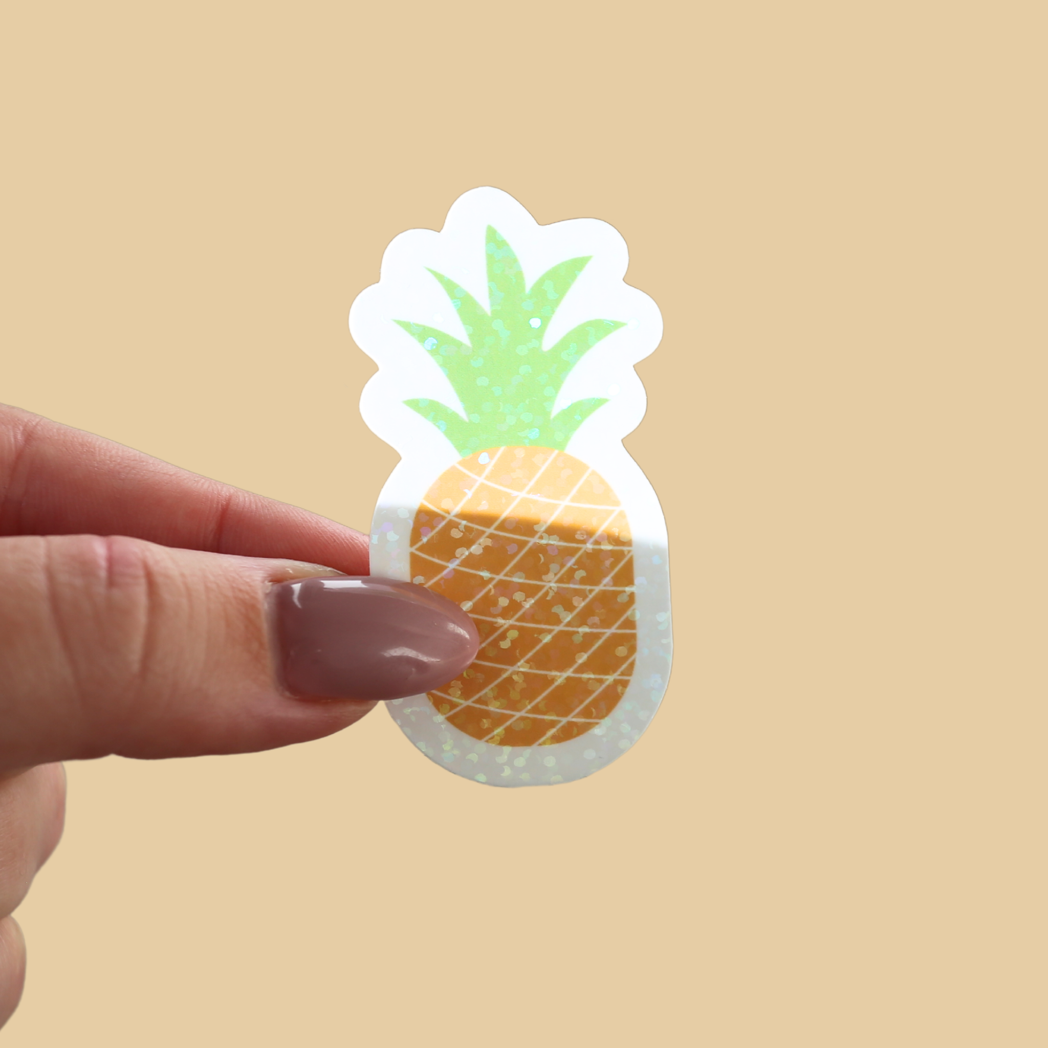 atelier-naholi-sticker-ananas-holo-brillant-5-30-cm image 1