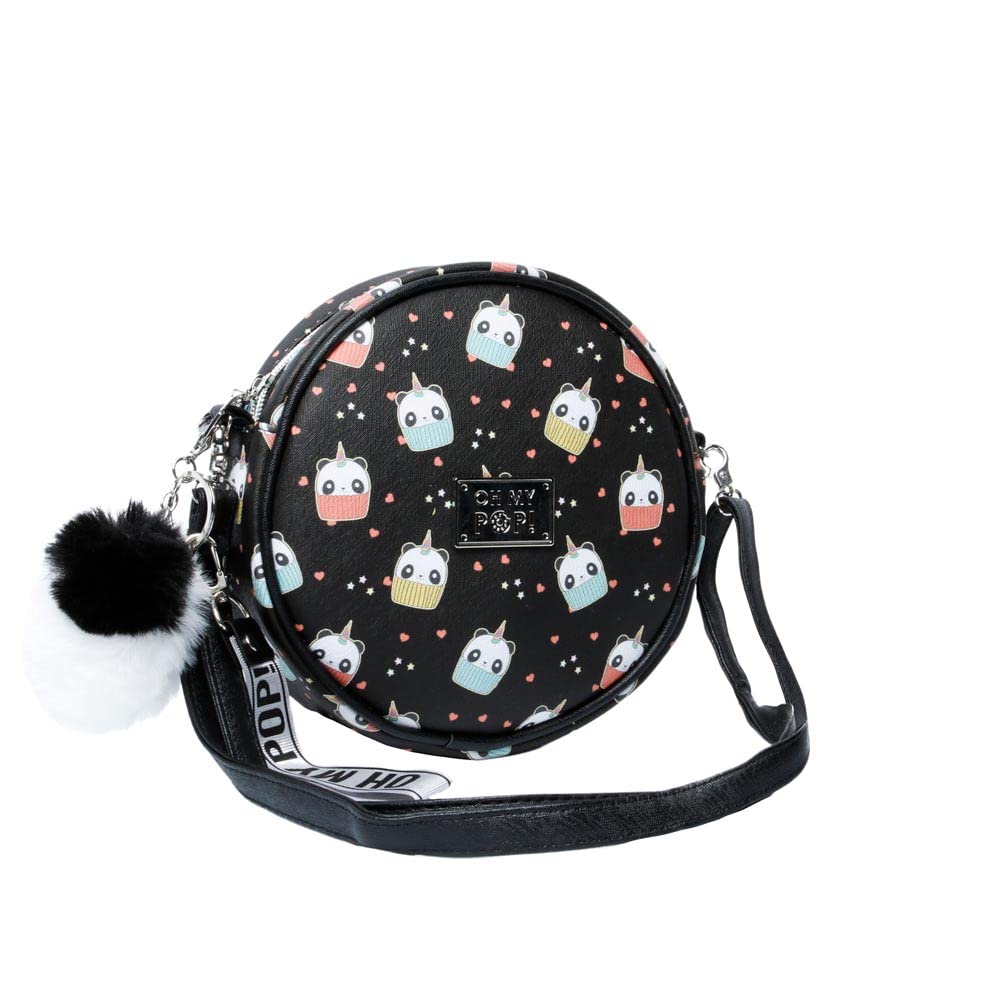 oh-my-pop-pandicorn-mini-sac-bandouli-re-rond-noir image 1