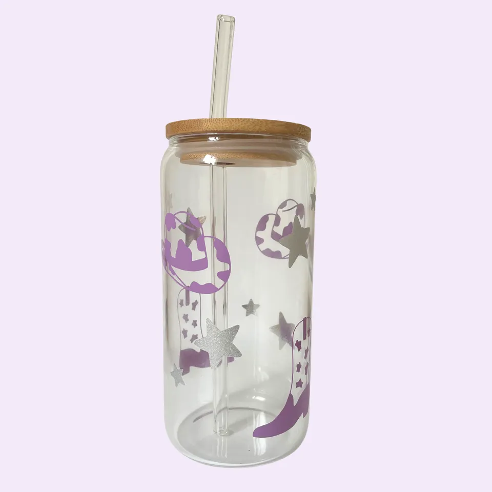 atelier-naholi-verre-cannette-cowgirl-500-ml-paille-verre image 1