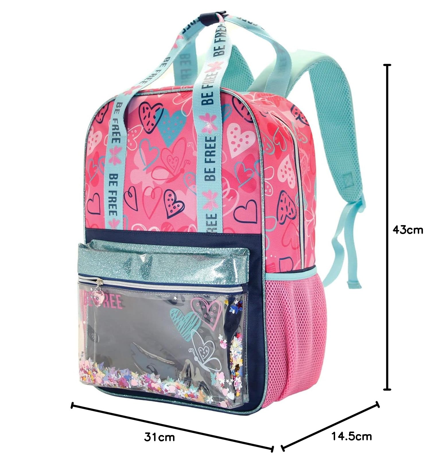 oh-my-pop-glitter-sac-dos-scolaire-paillettes image 5