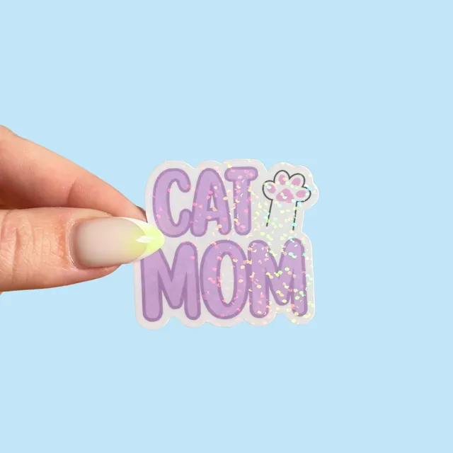 atelier-naholi-stickers-cat-mom-chat-4-6-cm image 1