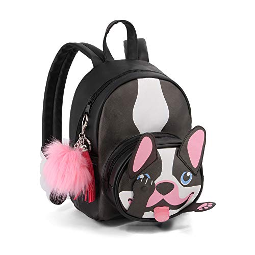 oh-my-pop-bulldog-shy-sac-dos-noir-28-cm-8-l image 4