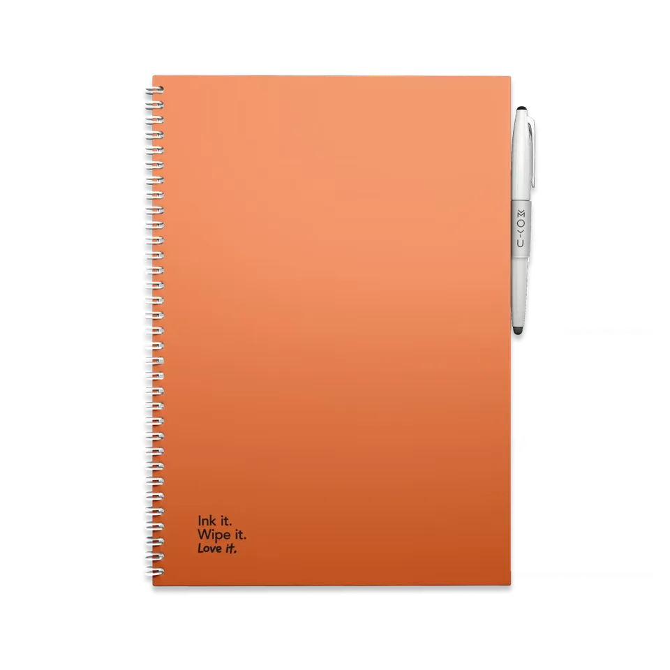moyu-erasable-notebooks-carnet-effa-able-a4-sunset-orange image 1